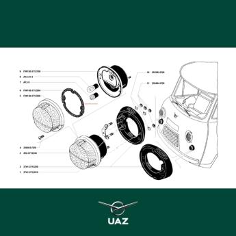 pakking dim- / knipperlicht - UB2100