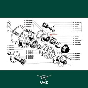 flens wielnaaf - UB2187