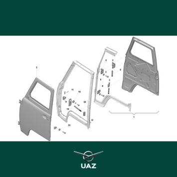 set deurpanelen - UB1310