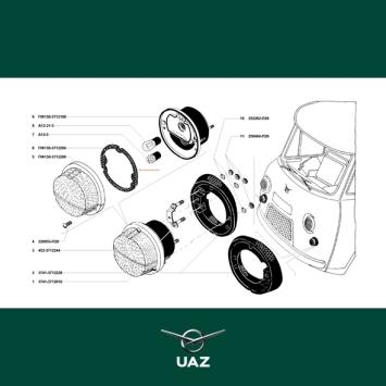 pakking dim- / knipperlicht - UB2100