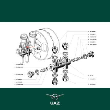 sensor niveau remvloeistof - UB2453